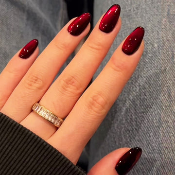 Iconic Red Gloss Nails