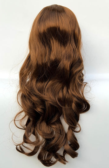 Full Head Wig Copper Brown