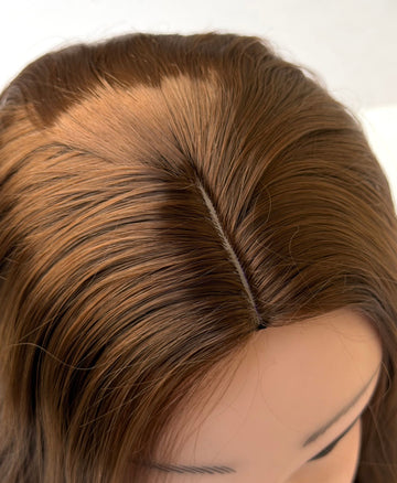 Full Head Wig Copper Brown